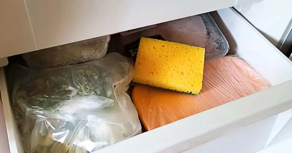 Pourquoi mettre une éponge à vaisselle au frigo ?