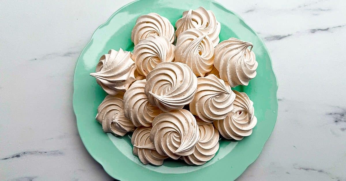 Recette de meringue au four