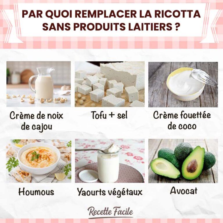 Par quoi remplacer la ricotta 18 alternatives