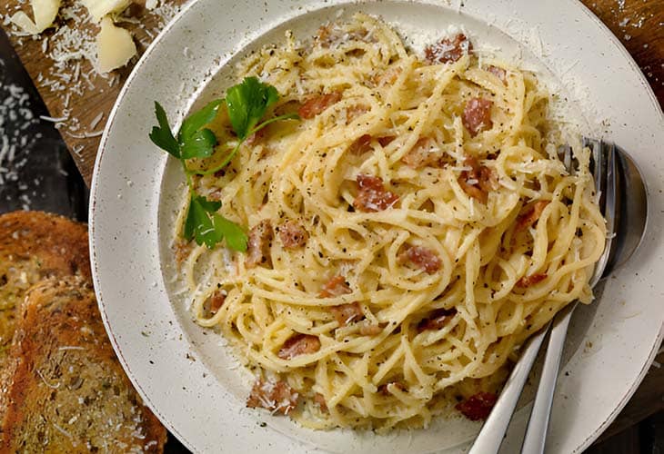 Pâtes à la Carbonara