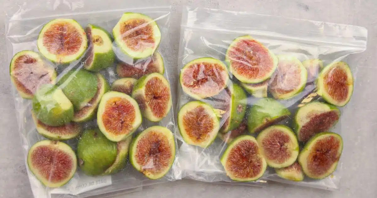 Comment congeler des figues fraîches ?