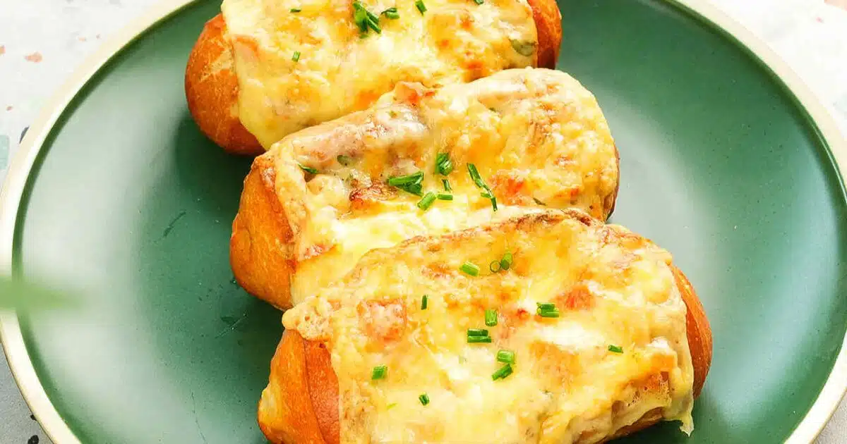 Mini Baguette au poulet et fromage fondant à l’Air Fryer