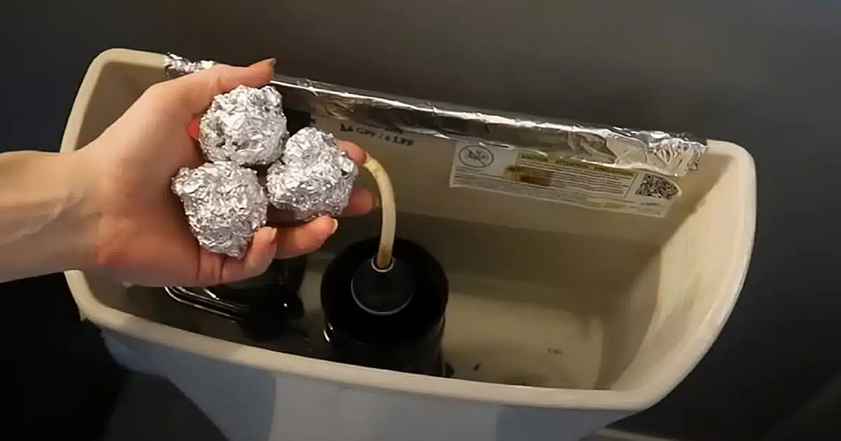 Pourquoi mettre du papier aluminum dans les WC ?