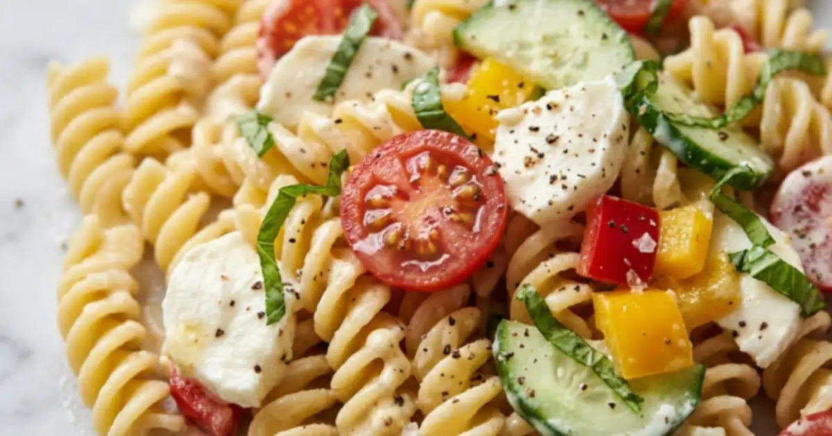 Salade de pâtes crémeuse : la recette qui tient au frais jusqu&rsquo;au lendemain
